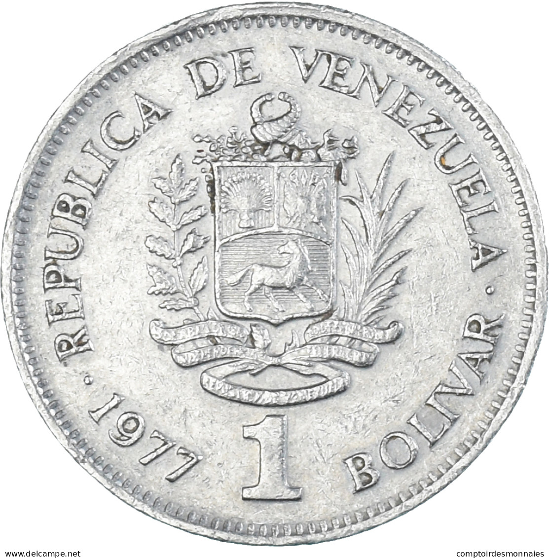 Monnaie, Venezuela, Bolivar, 1977 - Venezuela