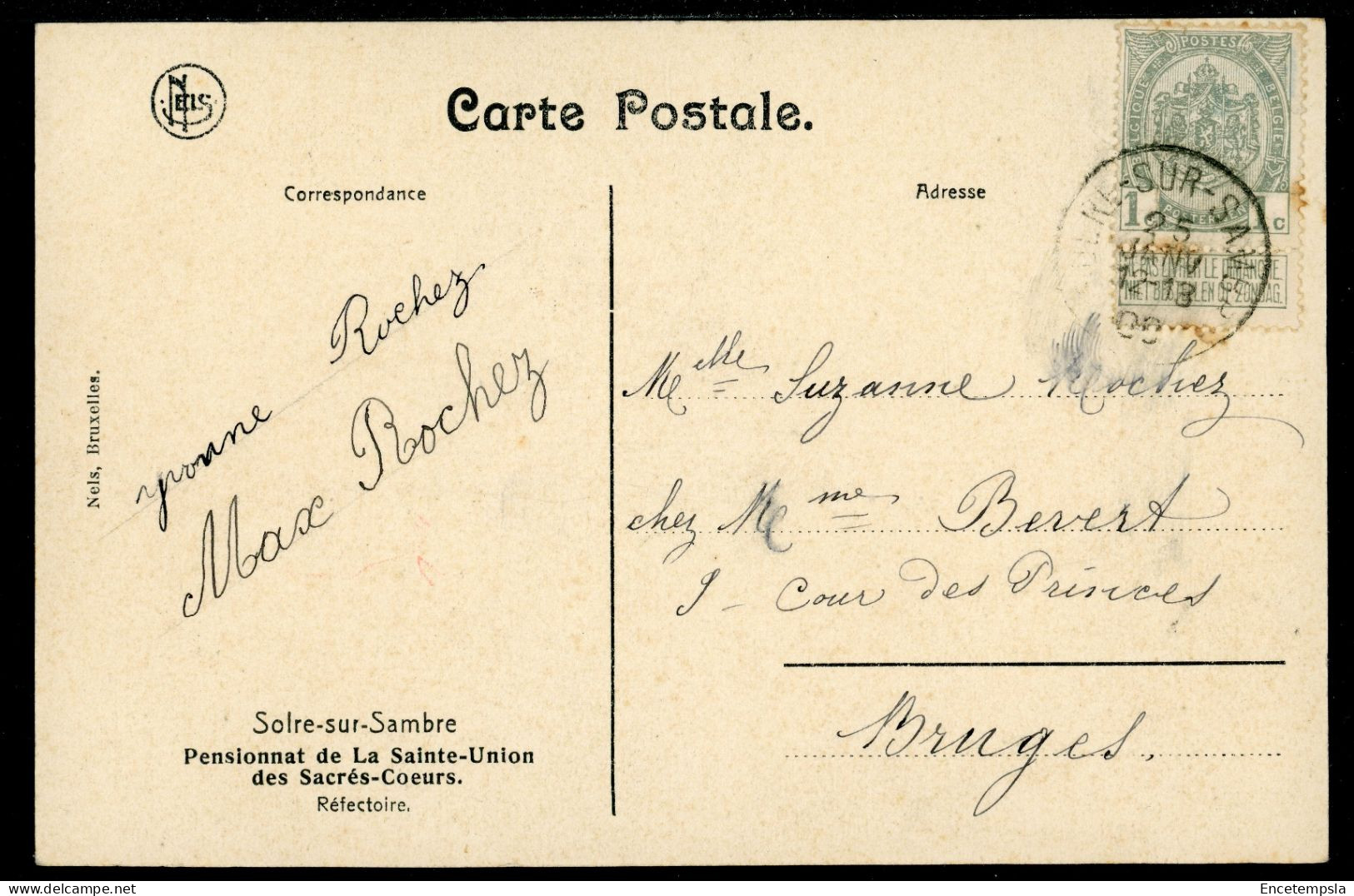 CPA - Carte Postale - Belgique - Solre Sur Sambre - Pensionnat De La Sainte Union Des Sacrés Coeurs  (CP22899) - Erquelinnes