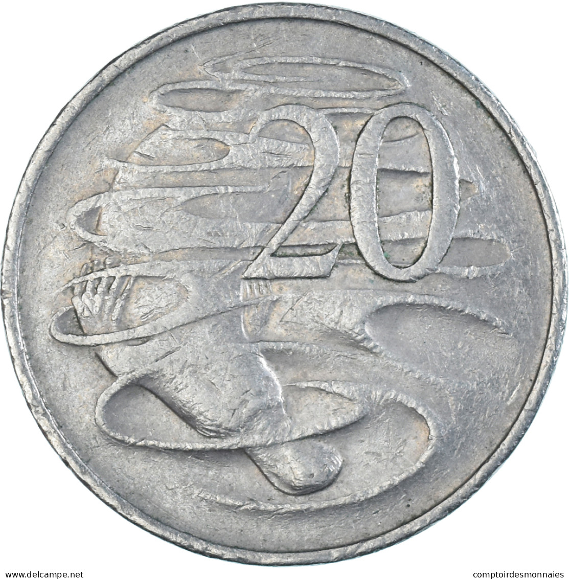 Monnaie, Australie, 20 Cents, 1977 - 20 Cents