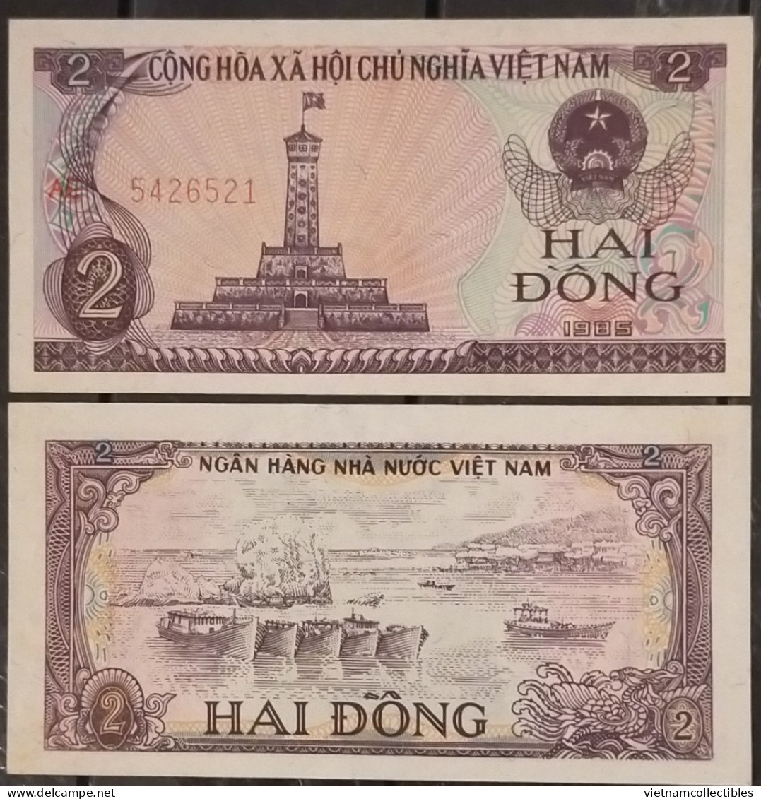 Vietnam Viet Nam 2 Dong UNC Banknote Note 1985 - Pick # 91 / 02 Photos - Viêt-Nam