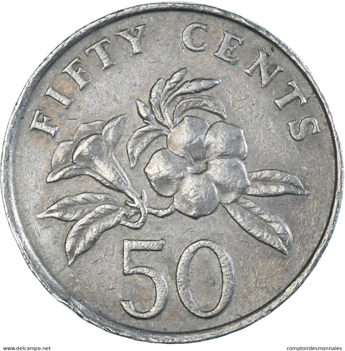 Monnaie, Singapour, 50 Cents, 1986 - Singapur