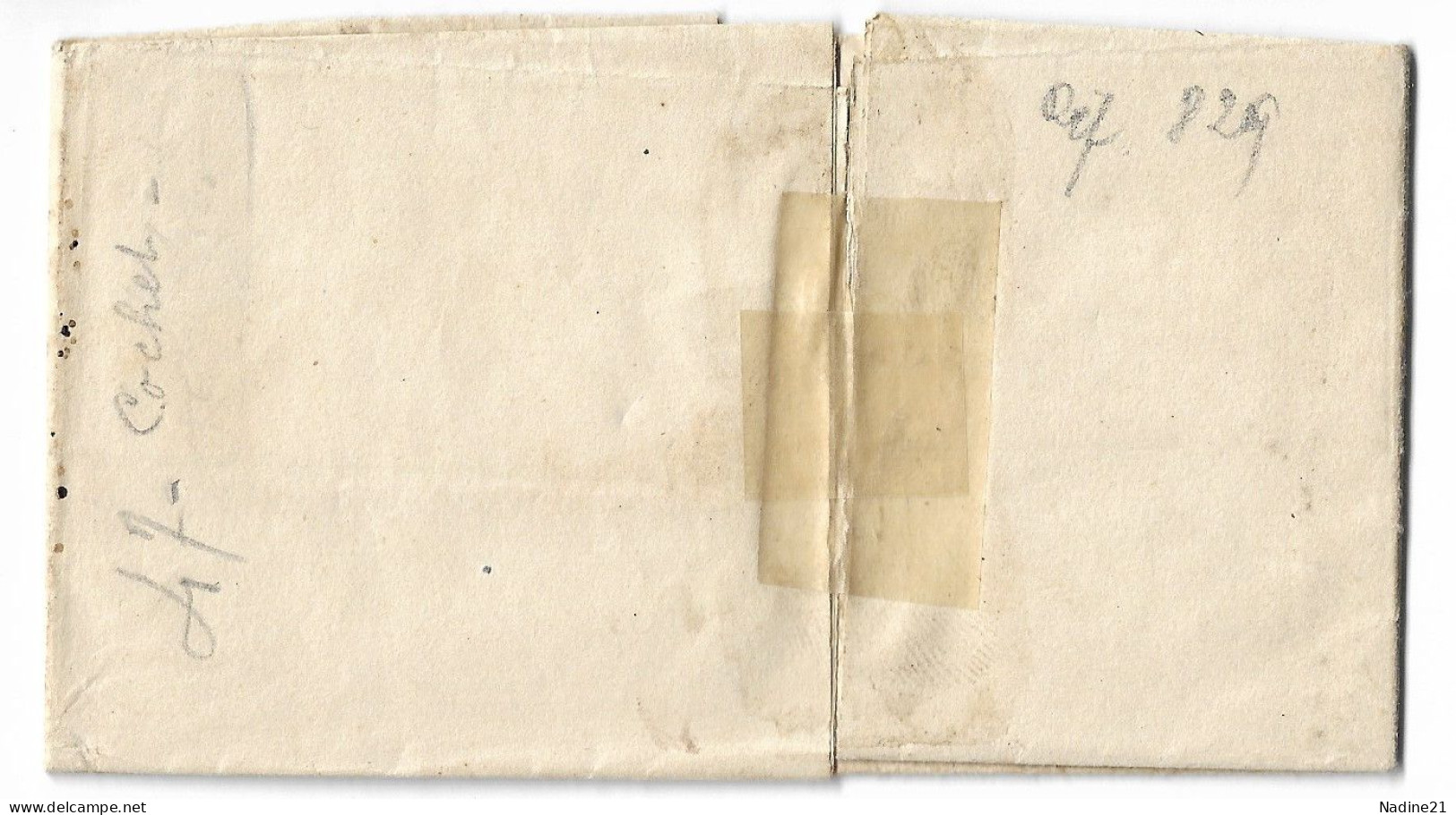 1847. Lettre. Avec Corresp. 1847 Tampon Turin (TORINO 25 GENN.) à Dest. FRANCE - Taxe 8 De Port Payé - Zonder Classificatie