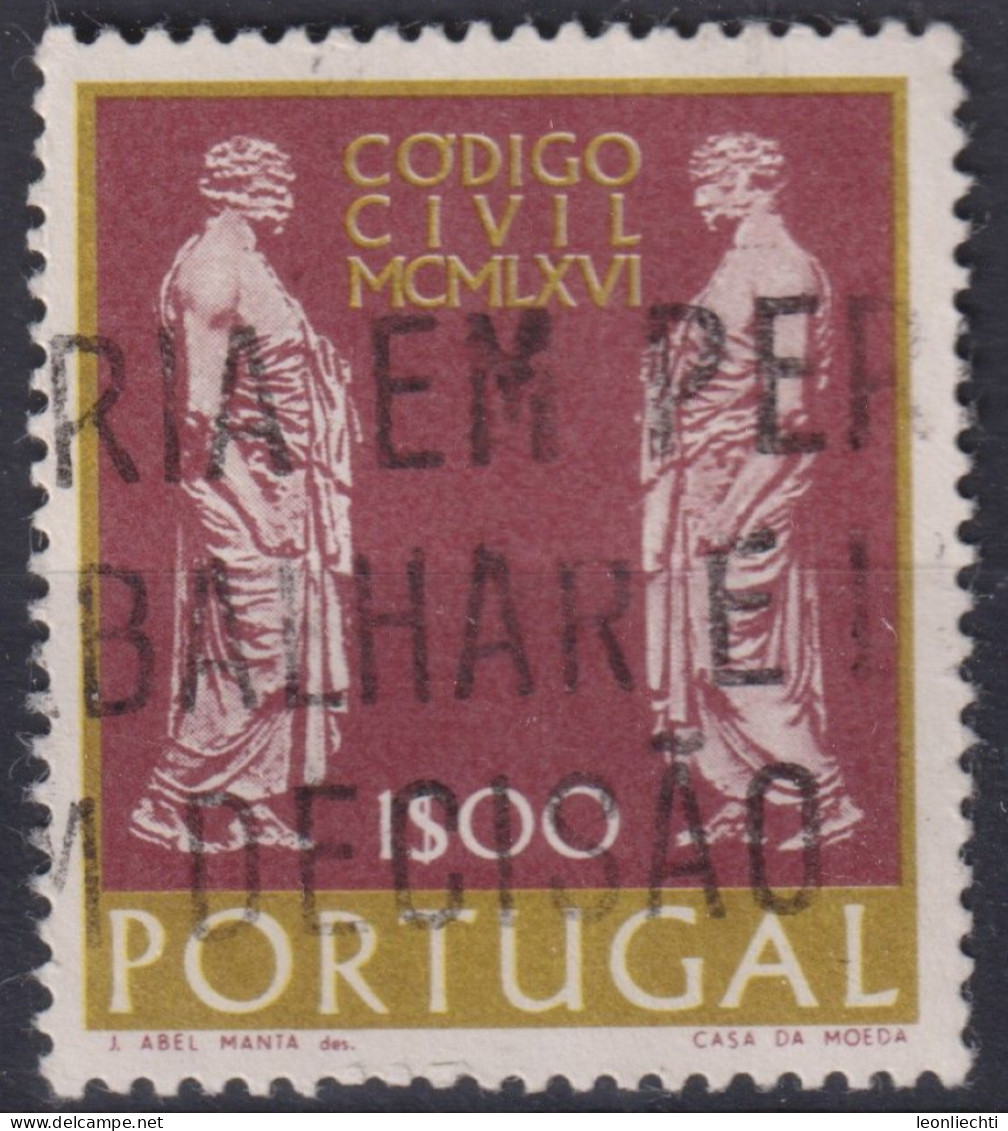 1967  Portugal ° Mi:PT 1033, Sn:PT 1001, Yt:PT 1014, Zwei Antike Statuen, Neues Portugiesisches Zivilgesetzbuch - Usado