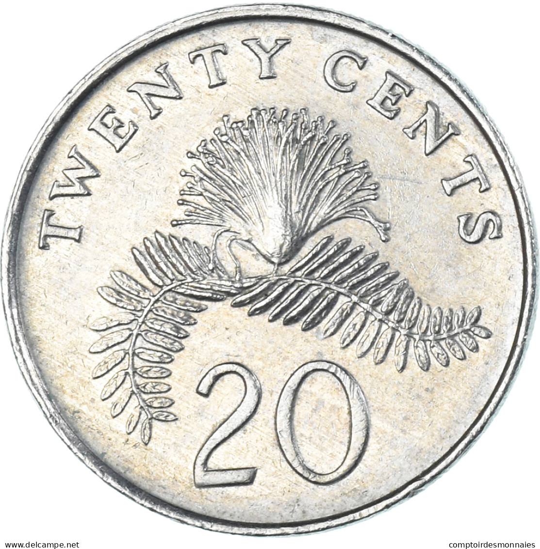 Monnaie, Singapour, 20 Cents, 1996 - Singapore