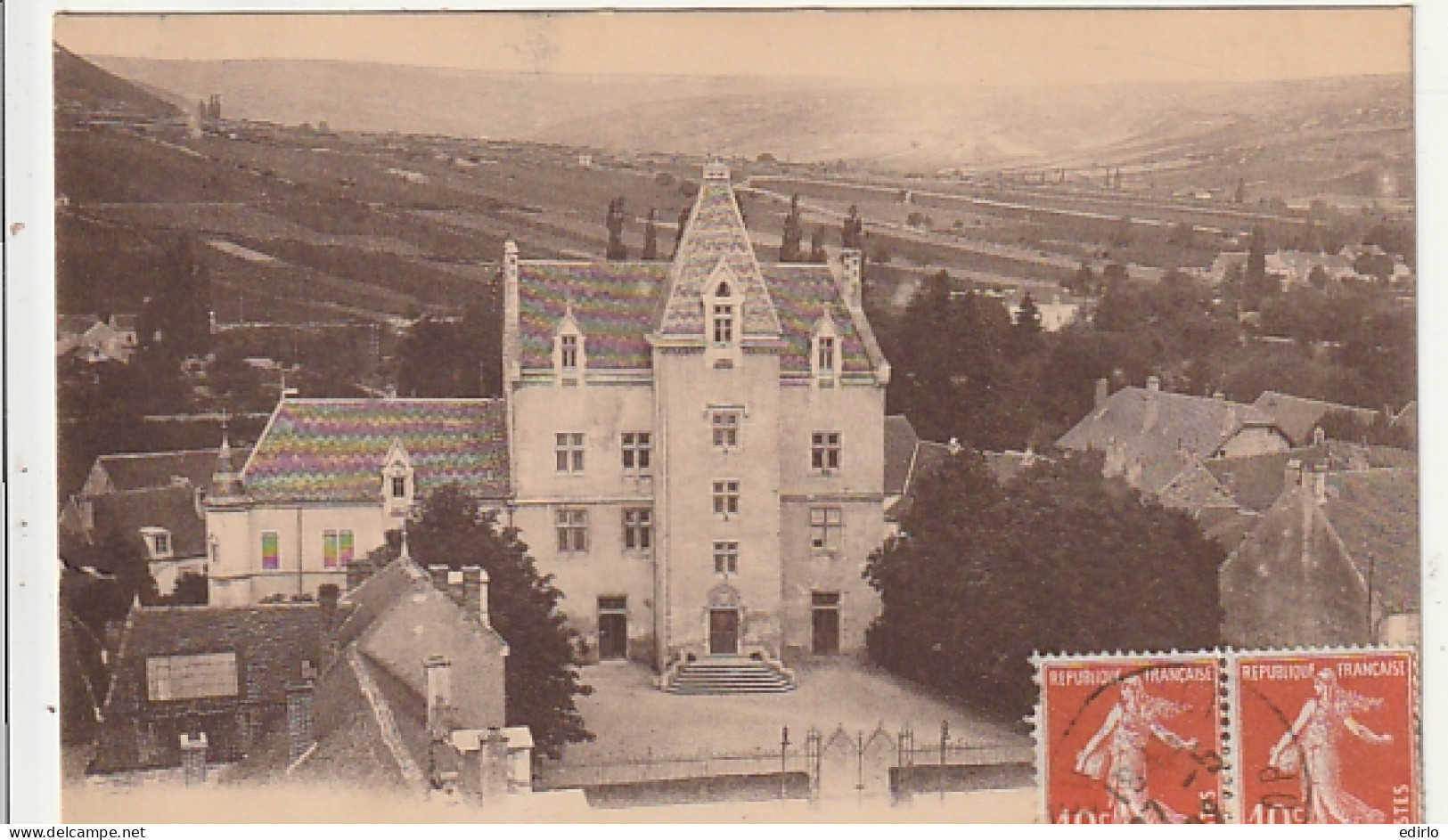  *** 21 ***   MEURSAULT  Place De L'hôtel De Ville TTB écrite  - Meursault