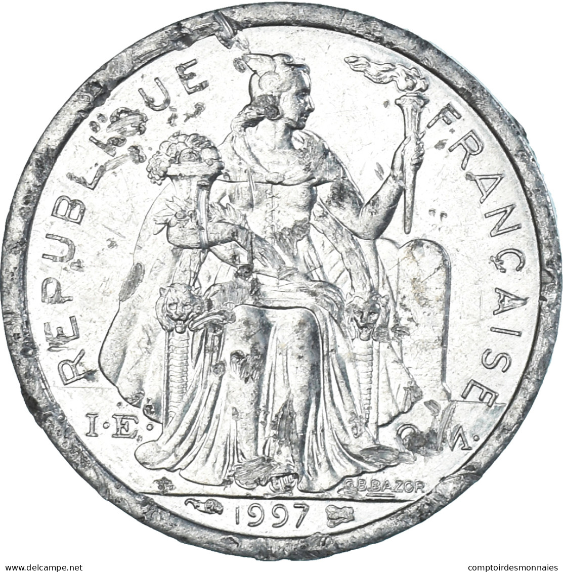 Monnaie, Nouvelle-Calédonie, Franc, 1997 - Nouvelle-Calédonie