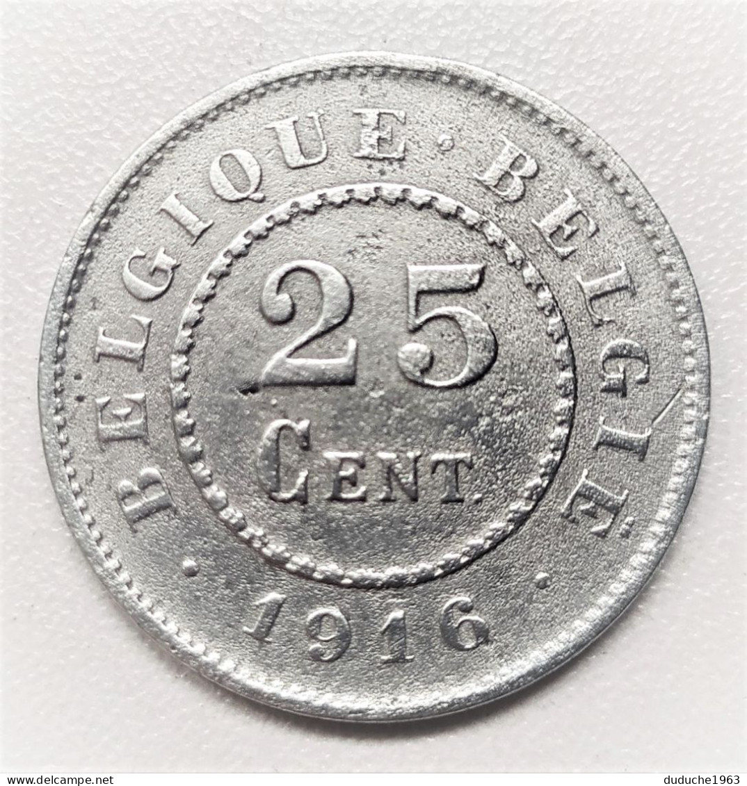 Belgique - 25 Centimes 1916 - 25 Cent