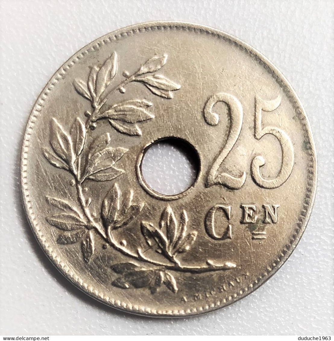 Belgique - 25 Centimes 1922 - 25 Cent