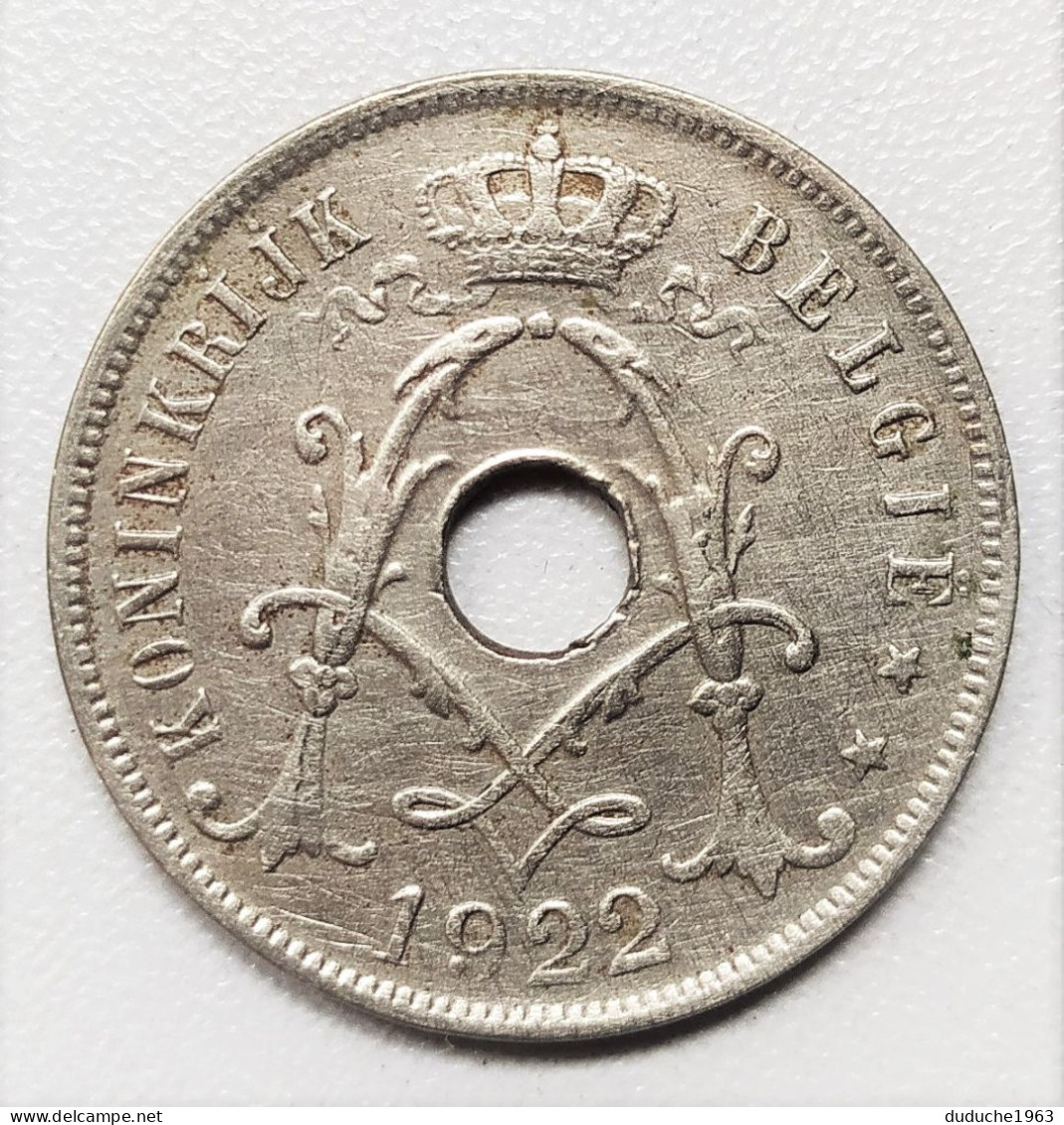 Belgique - 25 Centimes 1922 - 25 Cent