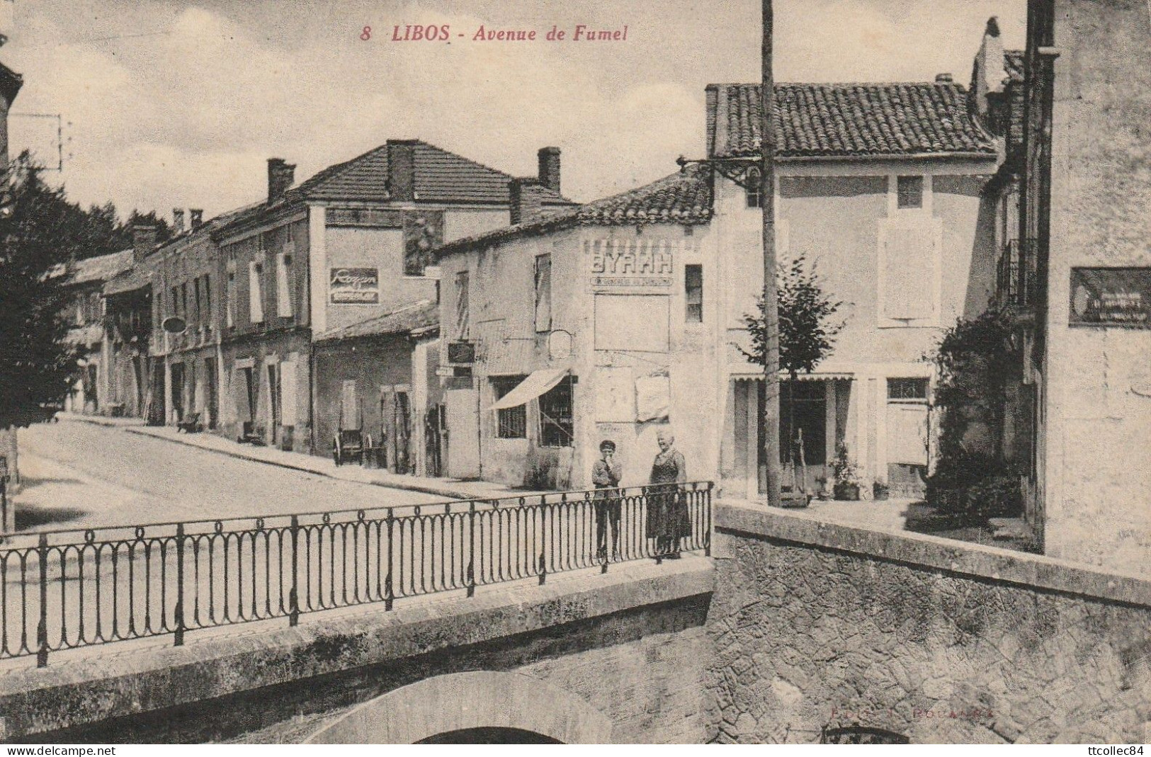 CPA-47-LIBOS-Avenue De Fumel - Libos