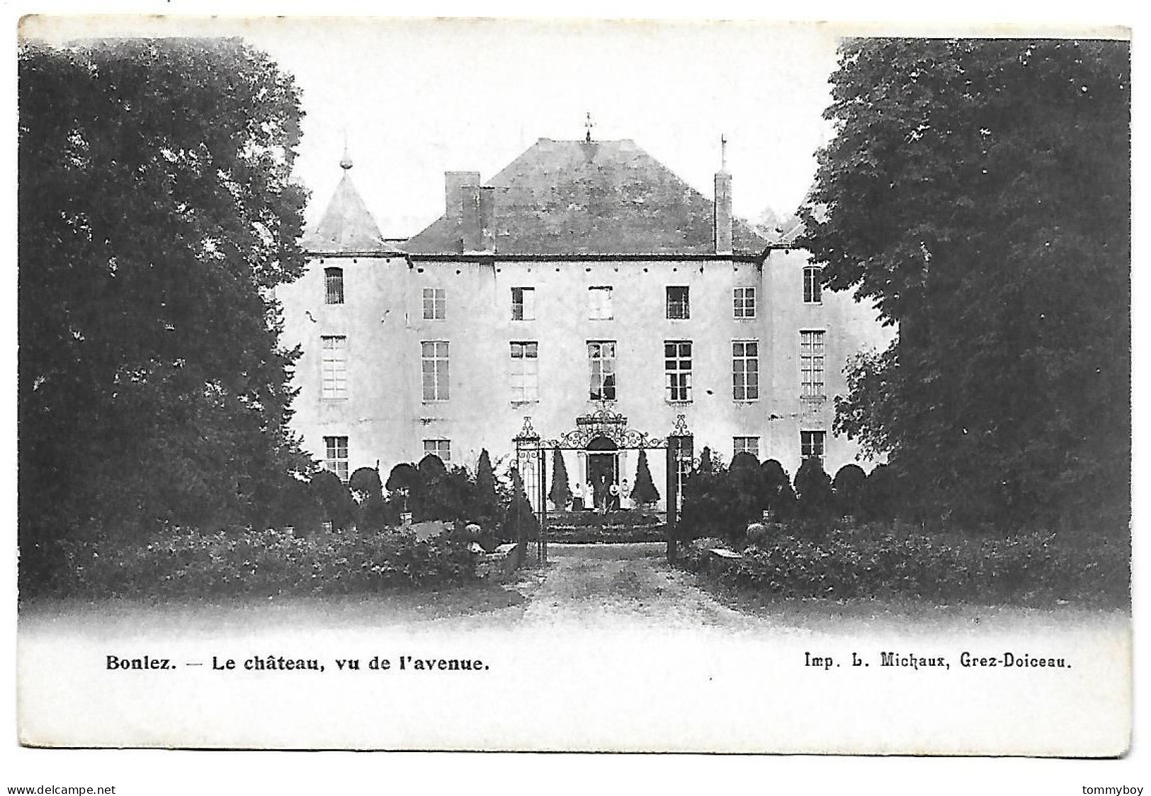 CPA Bonlez, Le Château, Vu De L'avenue - Chaumont-Gistoux