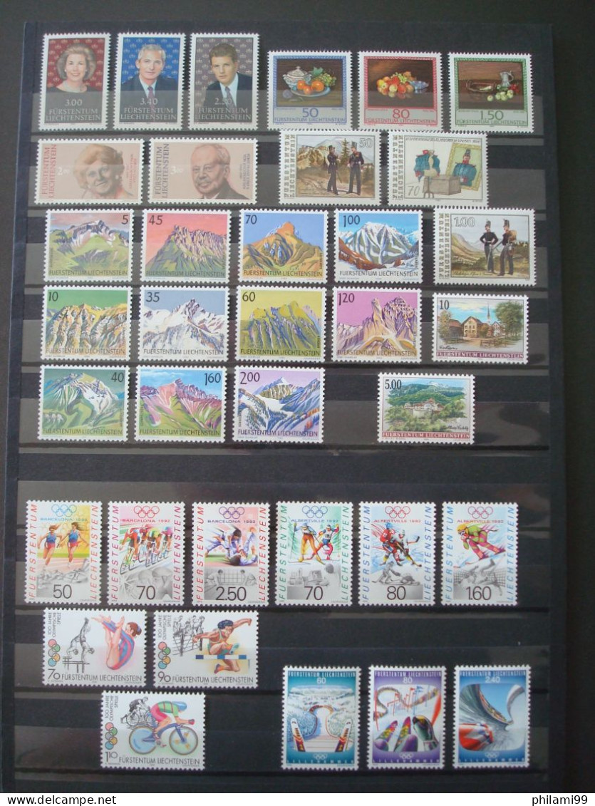 LIECHTENSTEIN MNH** 3 SCANS / HIGH FACE VALUE - Lotes/Colecciones