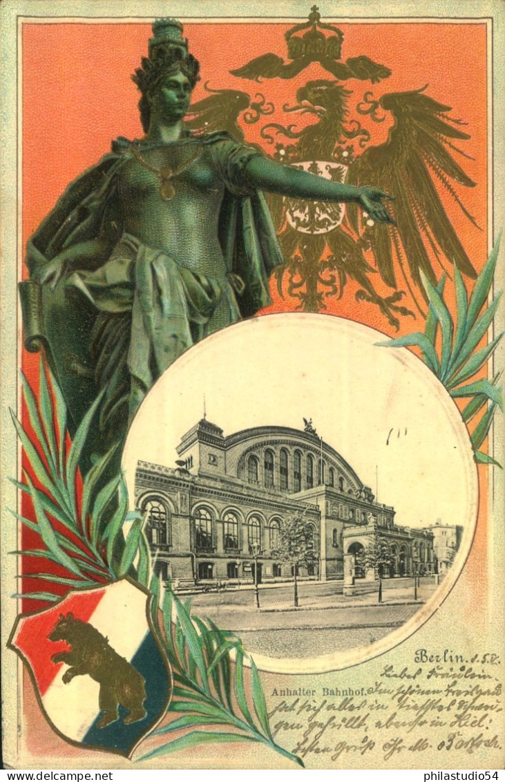 BERLIN-KREUZBERG, Anhalter Bahnhof Sauber Gebraucht - Kreuzberg