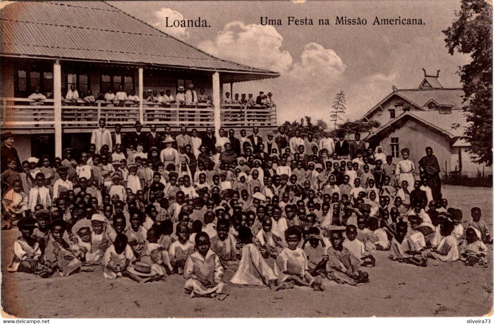 ANGOLA - LUANDA - Uma Festa Na Missão Americana - Angola