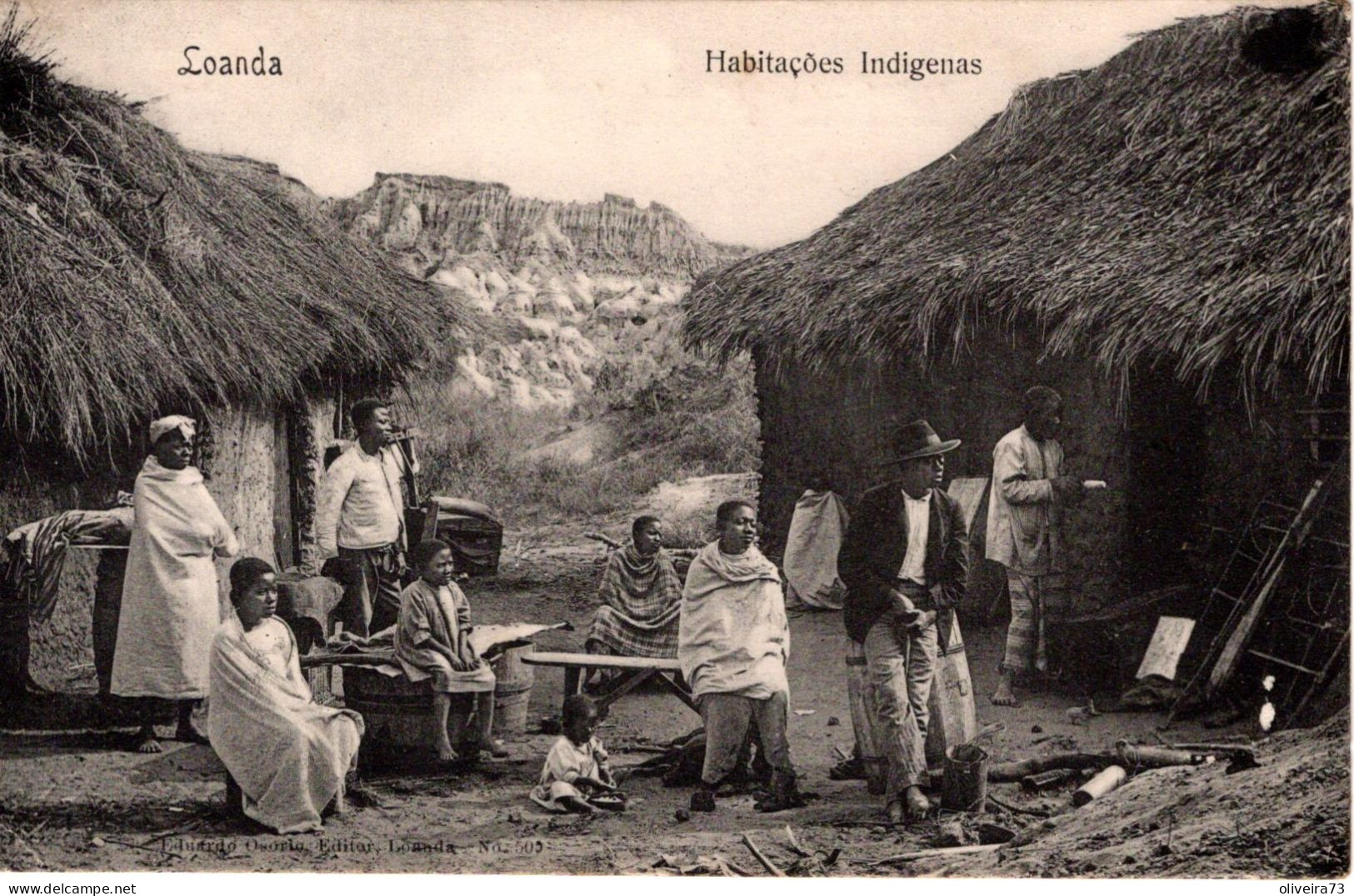 ANGOLA - LUANDA - Habitações Indigenas - Angola