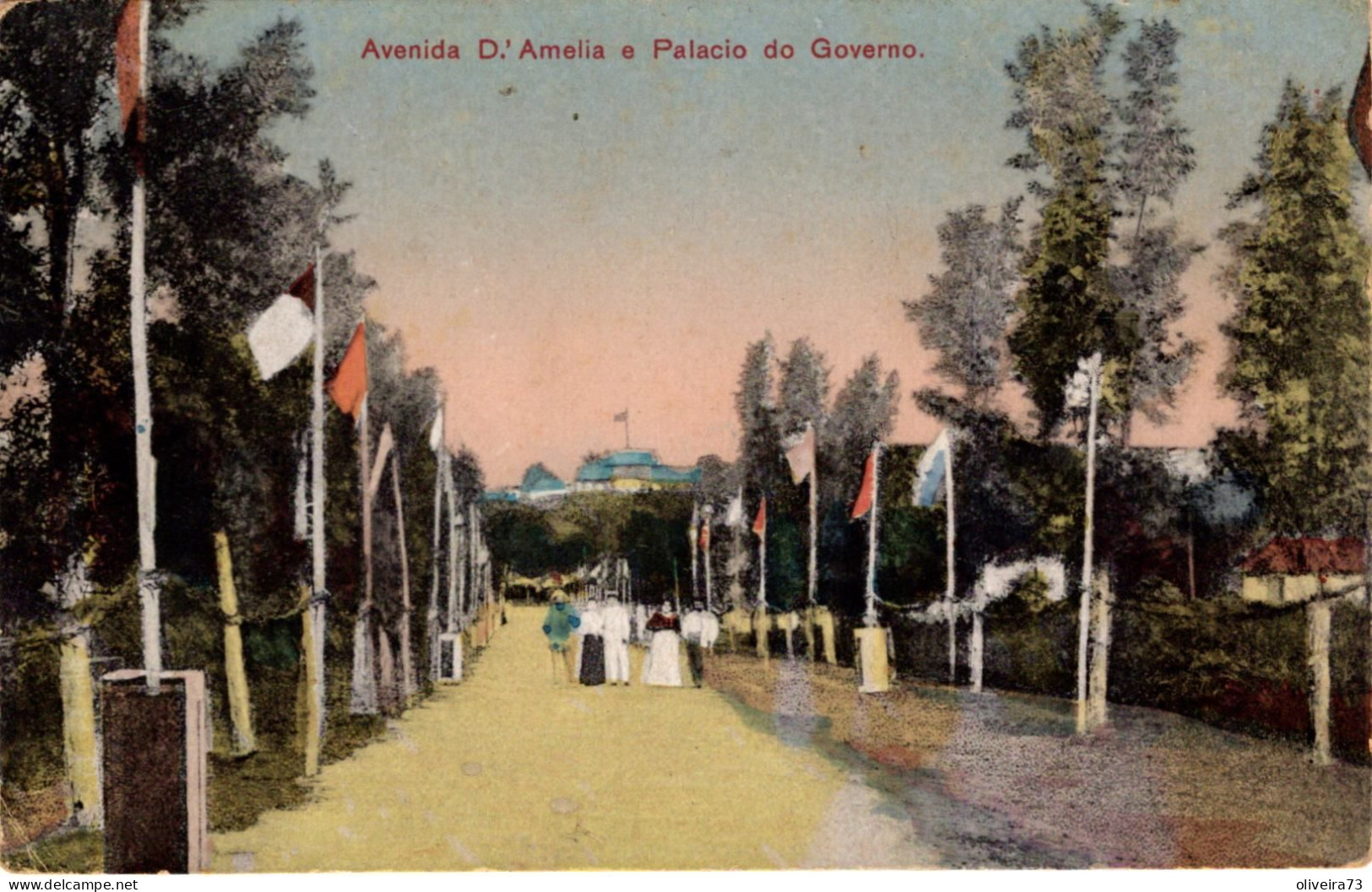 ANGOLA - CABINDA - Avenida D. Amélia E Palacio Do Governo - Angola