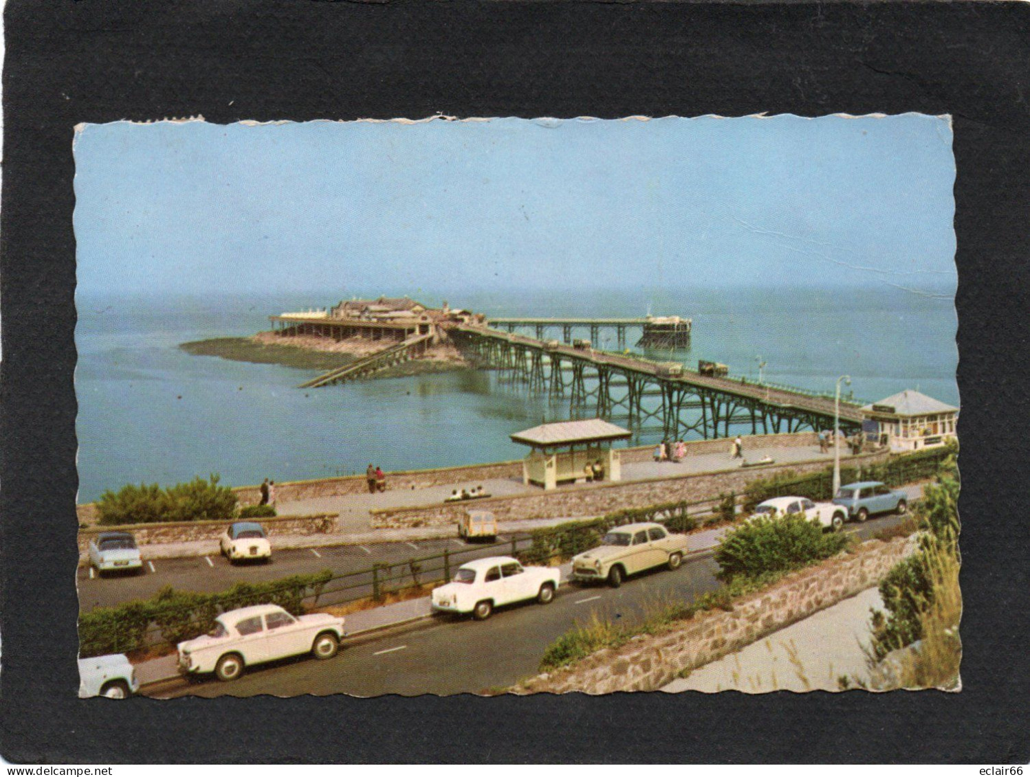 ENGLAND - Weston-super-Mare - The Old Pier CPSM Année 1965  Voitures D'époque Impeccable - Weston-Super-Mare