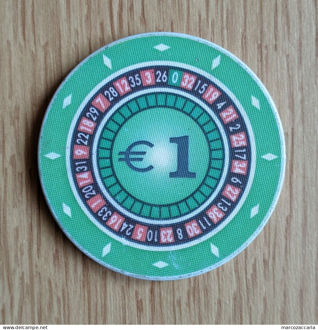 GETTONE, TOKEN, FICHE CASINO' HIT KRANJSKA GORA (SLOVENIA) 1 € - Casino