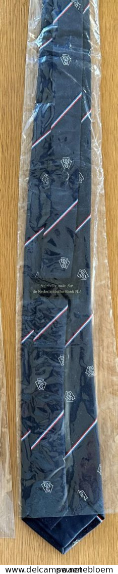 NL.- STROPDAS - DNB - SPECIALLY MADE FOR DE NEDERLANSCHE BANK N.V.. Necktie - Cravate - Kravate - Ties. - Ties