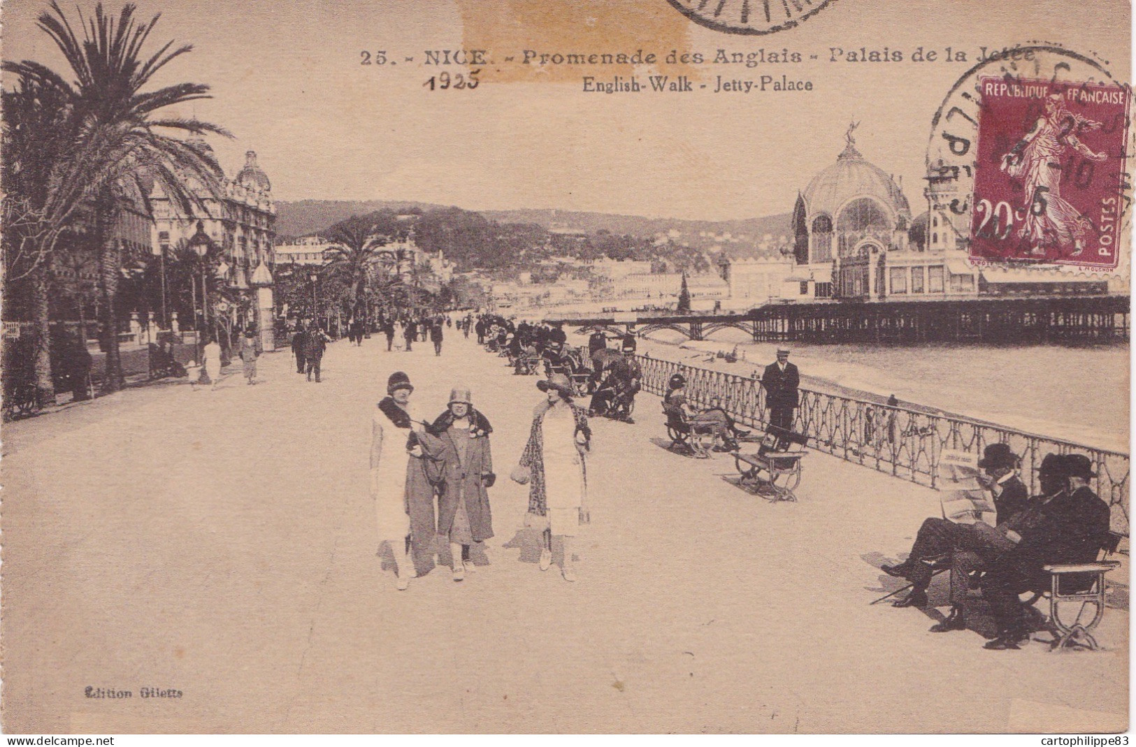 ALPES MARITIMES 06 NICE PROMENADE DES ANGLAIS PALAIS DE LA JETEE - Places, Squares