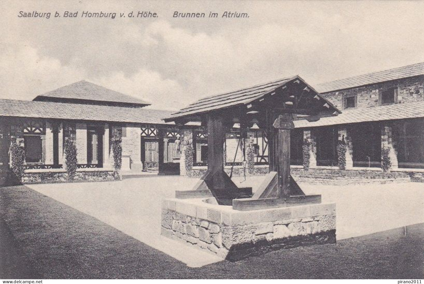 Kastell Saalburg,  Mit Brunnen  Im Atrium - Saalburg