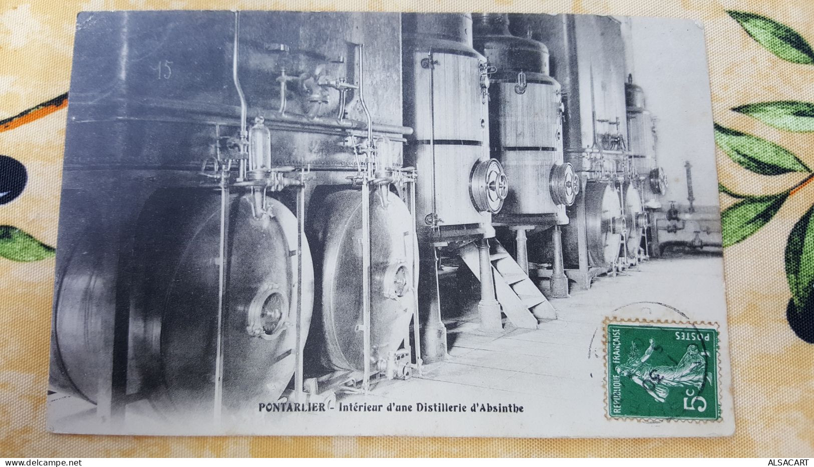 Pontarlier , Interieur D'une Distillerie D'absinthe - Pontarlier