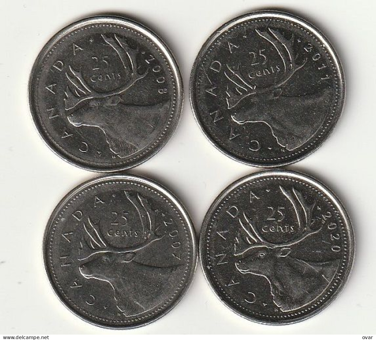 25 CENTS 4X  CANADA /24153/ - Canada