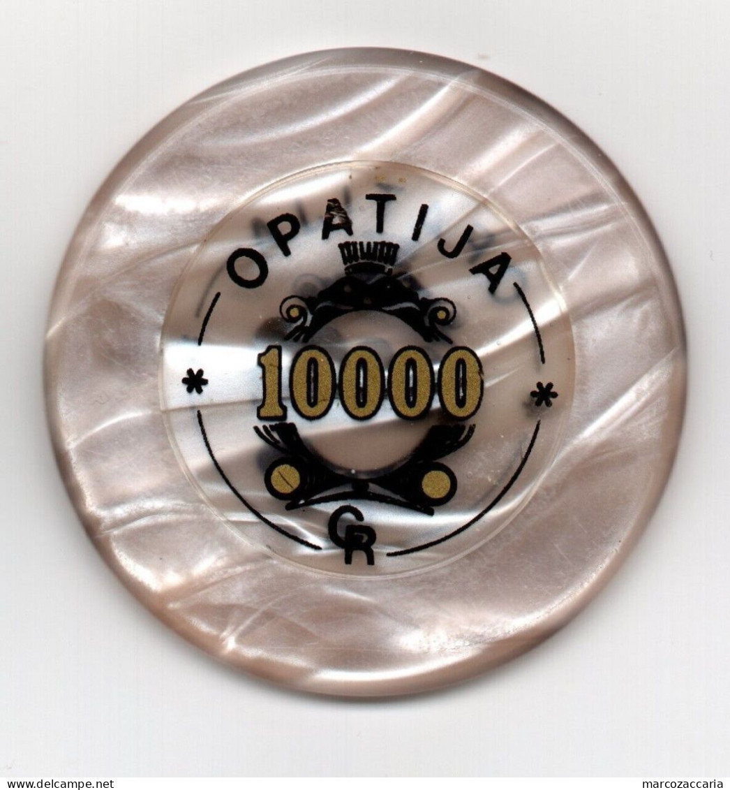 GETTONE, TOKEN, FICHE CASINO' OPATIJA/ABBAZIA (CROAZIA) 10.000 LIRE - Casino