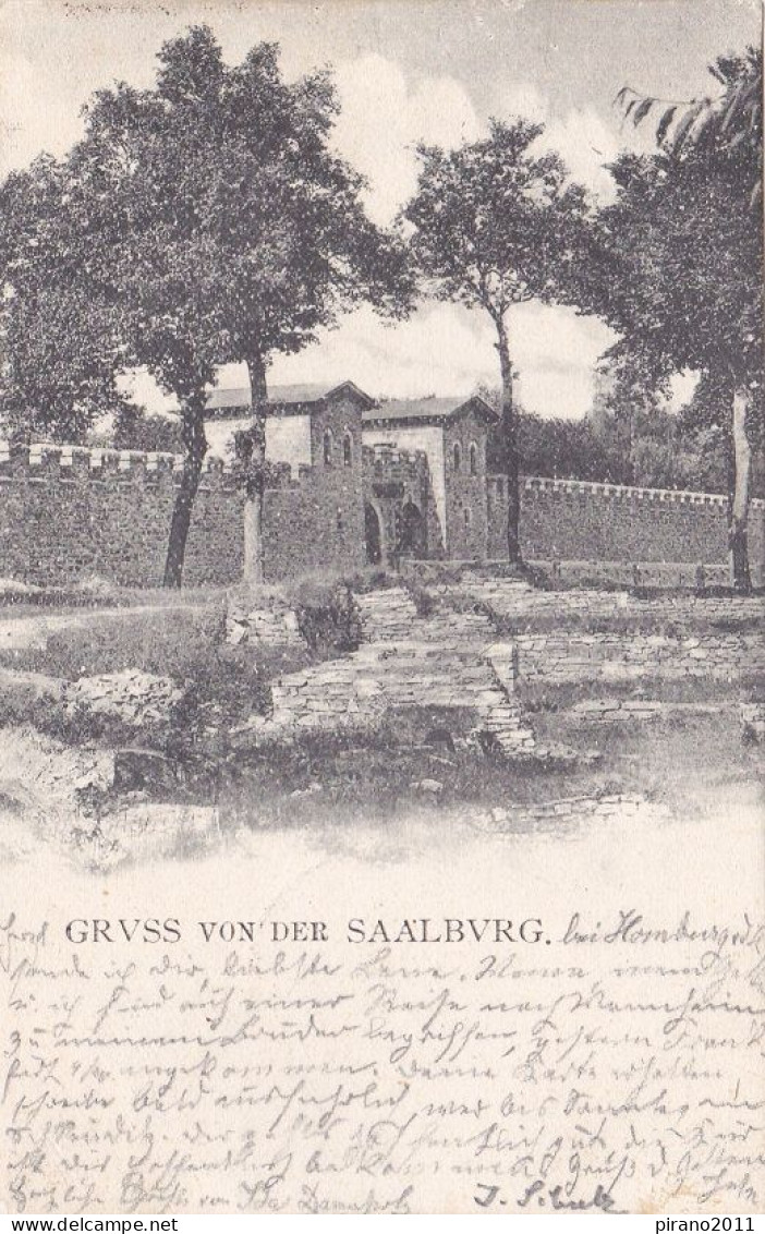 "Grvss Von Der Saalbvrg" - Saalburg