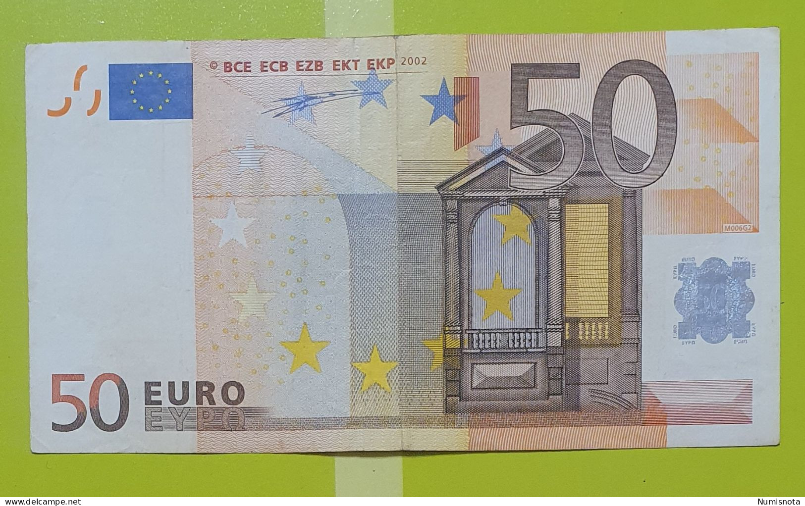 50 Euro 2002 M006 V Spain Duisenberg Circulated - 50 Euro