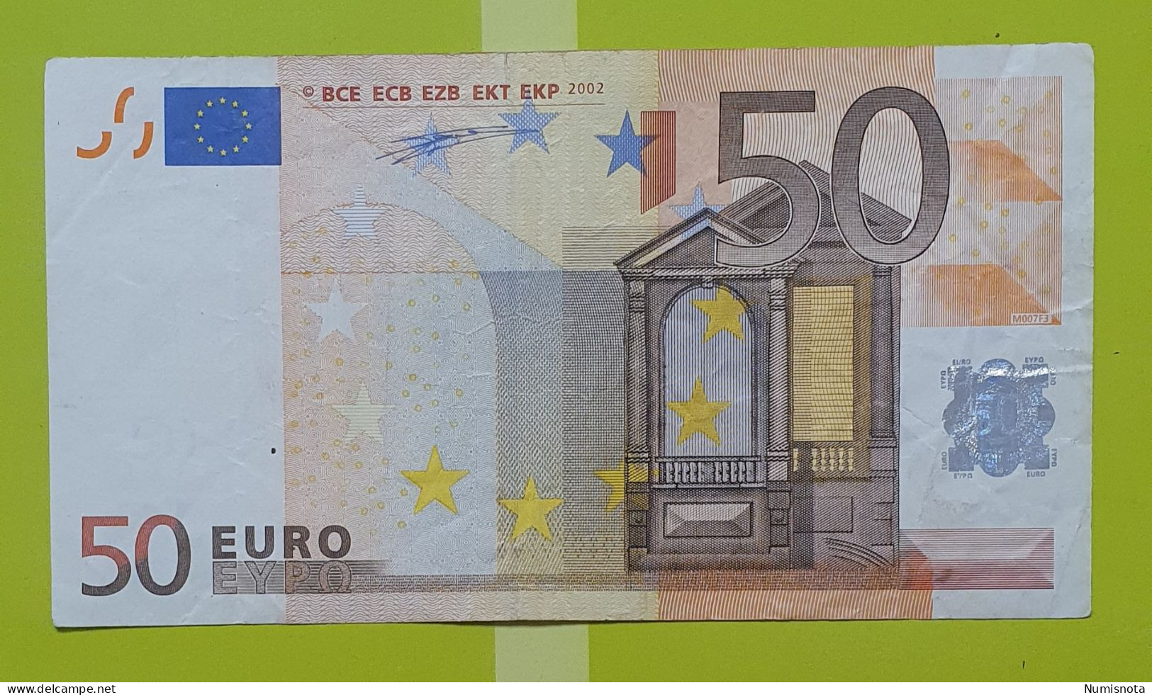 50 Euro 2002 M007 V Spain Duisenberg Circulated - 50 Euro