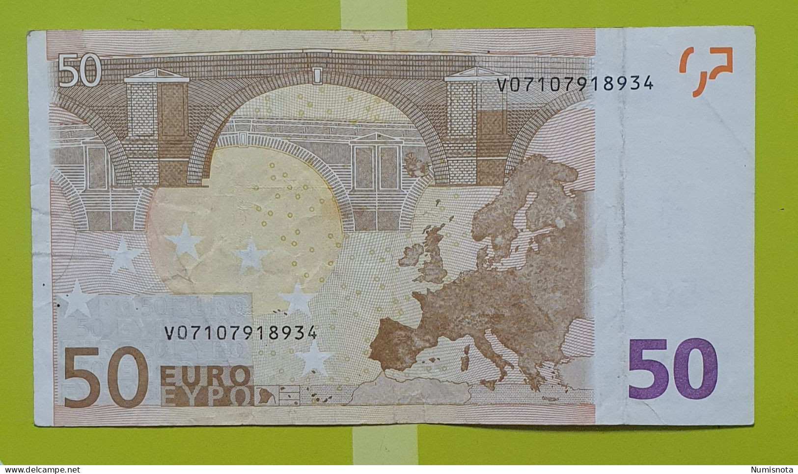 50 Euro 2002 M007 V Spain Duisenberg Circulated - 50 Euro