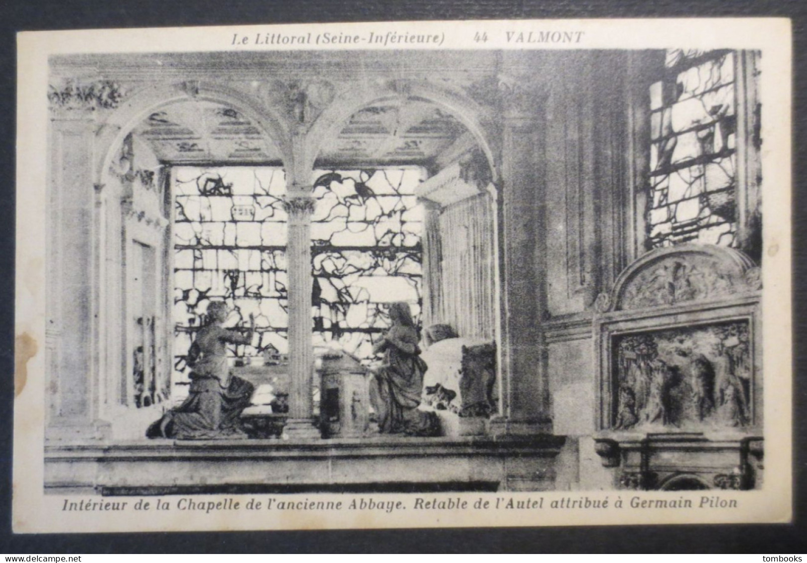 76 - Valmont - CPA  - Intérieur De La Chapelle De L'ancienne Abbaye . Retable De L'Autel Attribué à Germain Pilon - BE - - Valmont