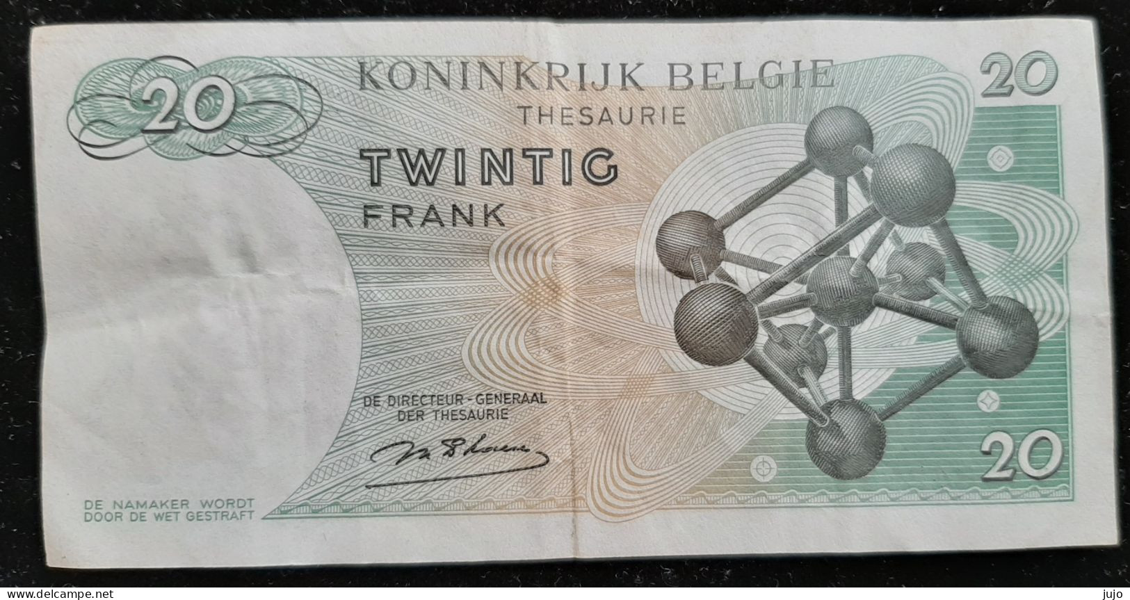 Billets - ROYAUME De  BELGIQUE - Billet  De 20 FRANCS - 1964 -  1 F 0429885  (ROI BAUDOUIN - ATOMIUM BRUXELLES) - 20 Francs