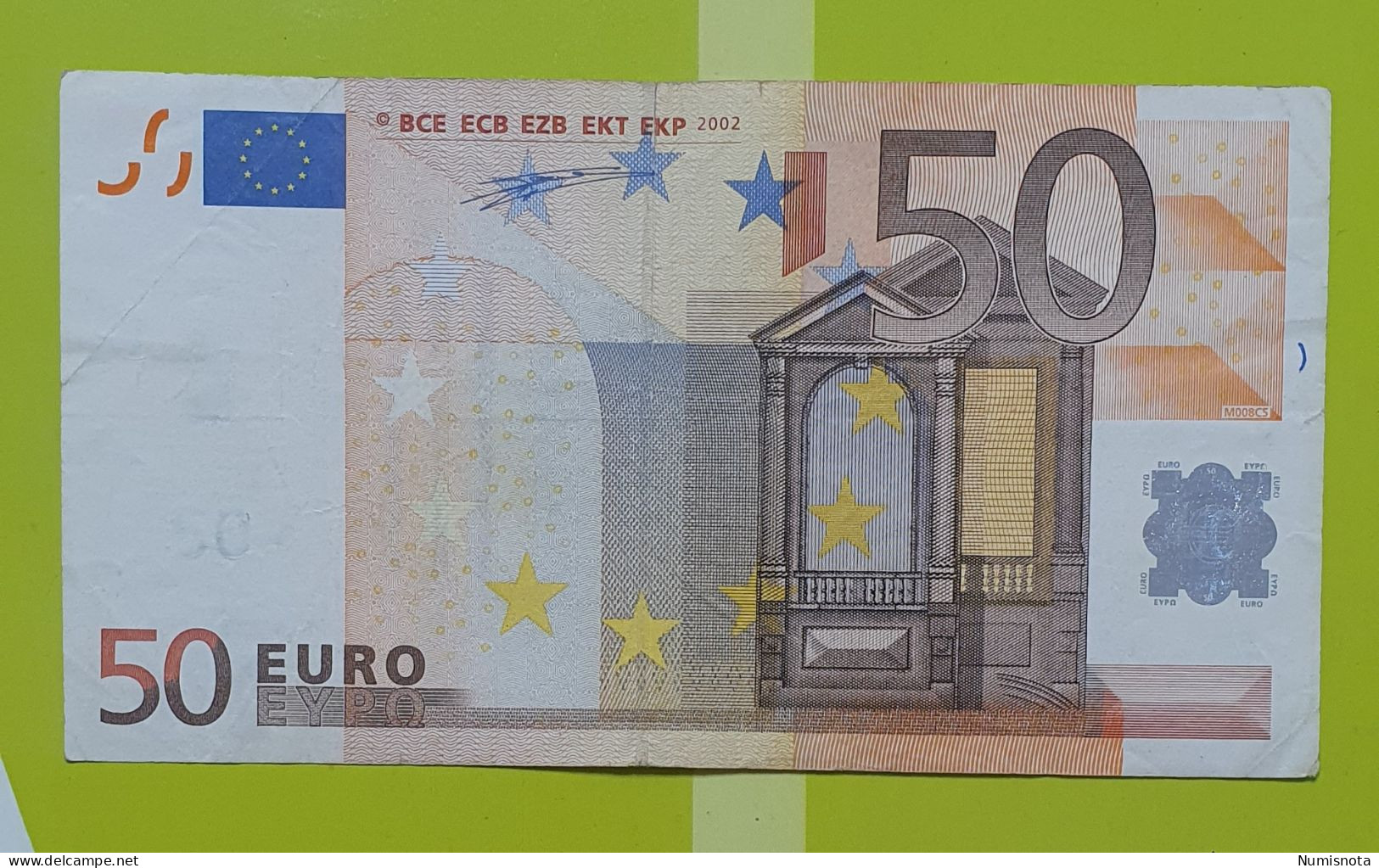 50 Euro 2002 M008 V Spain Duisenberg Circulated - 50 Euro