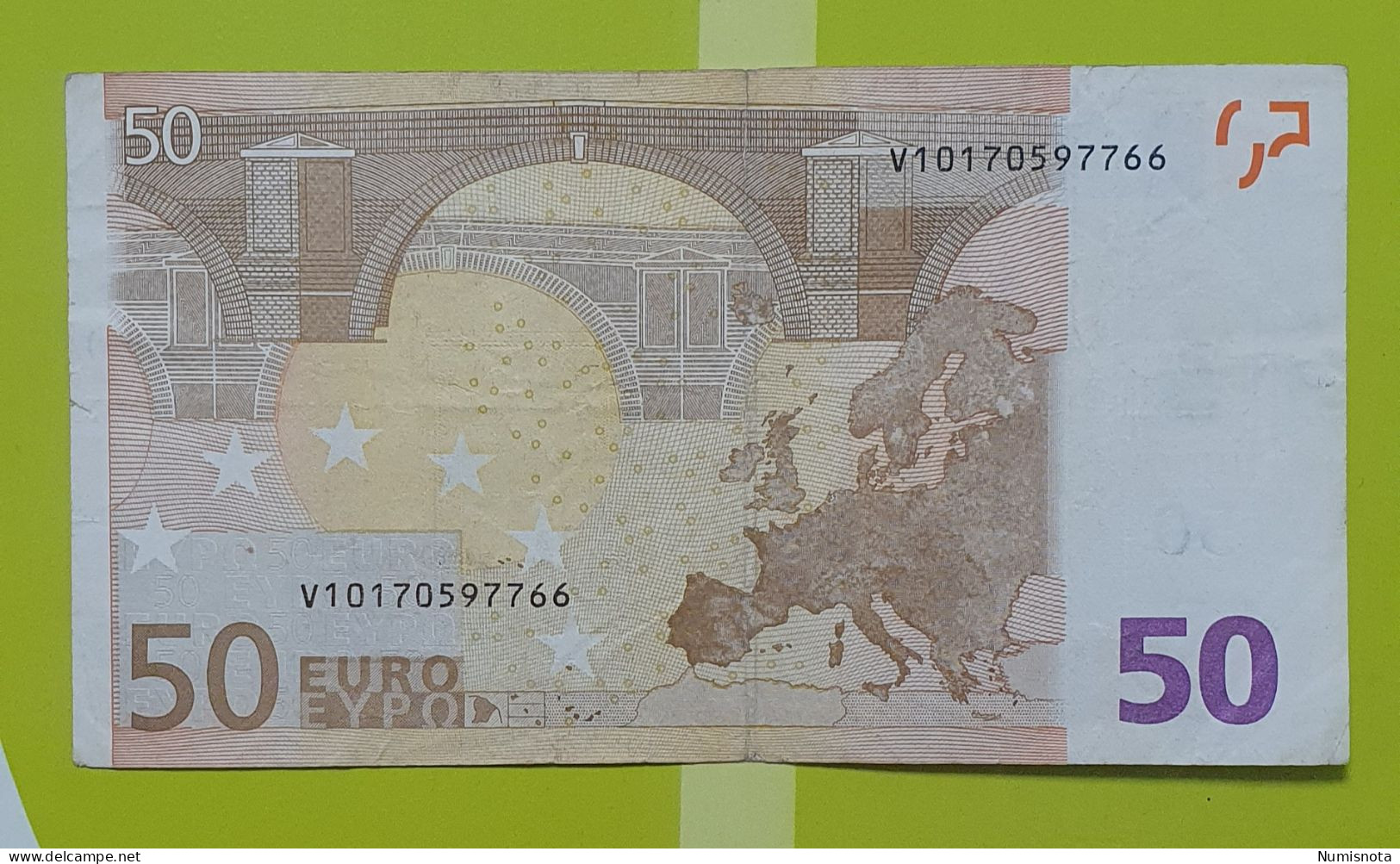50 Euro 2002 M008 V Spain Duisenberg Circulated - 50 Euro