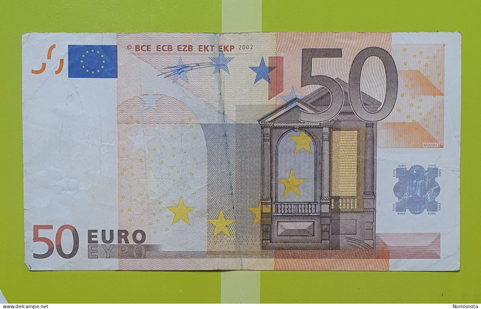 50 Euro 2002 M009 V Spain Duisenberg Circulated - 50 Euro