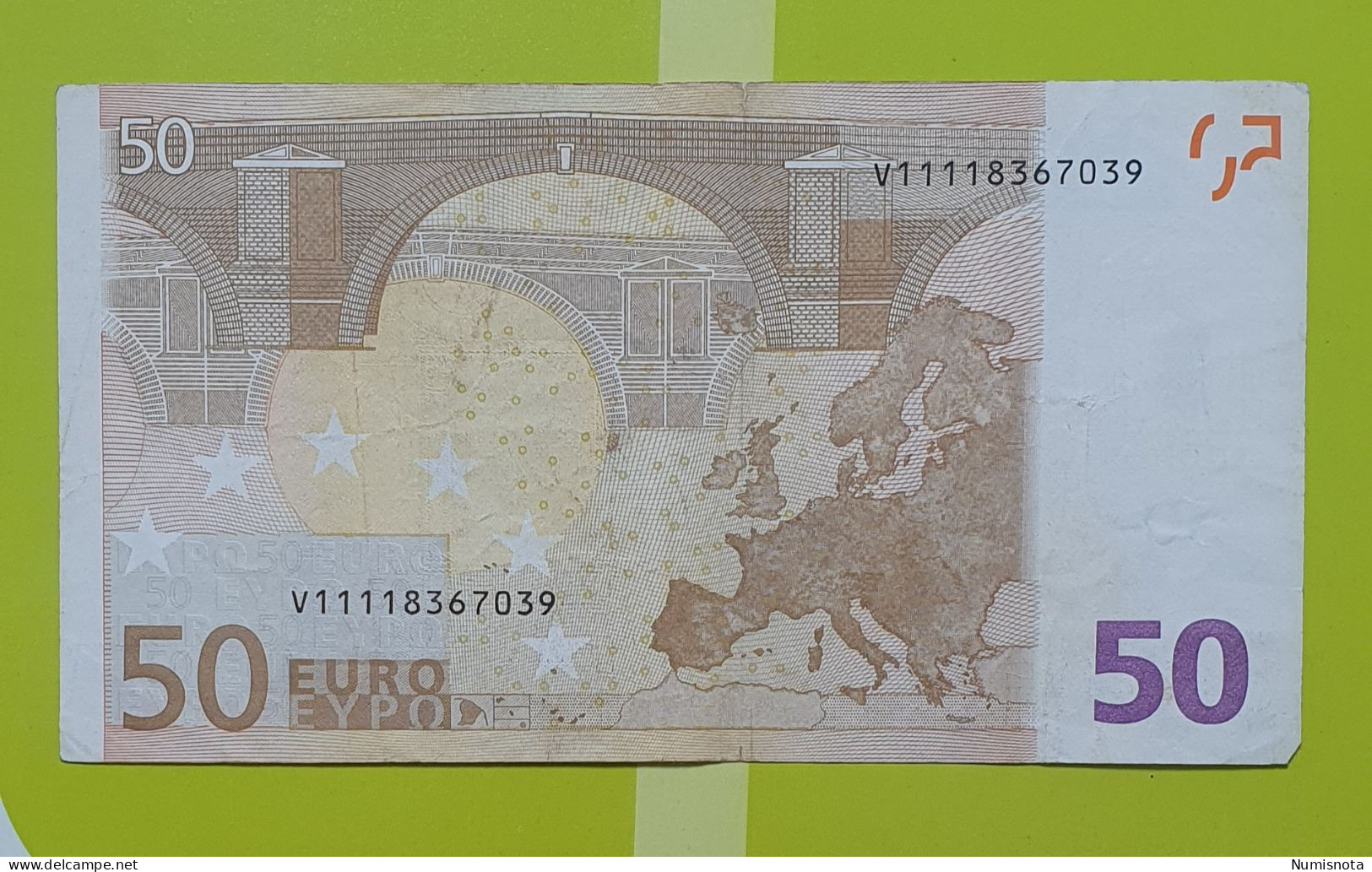 50 Euro 2002 M009 V Spain Duisenberg Circulated - 50 Euro