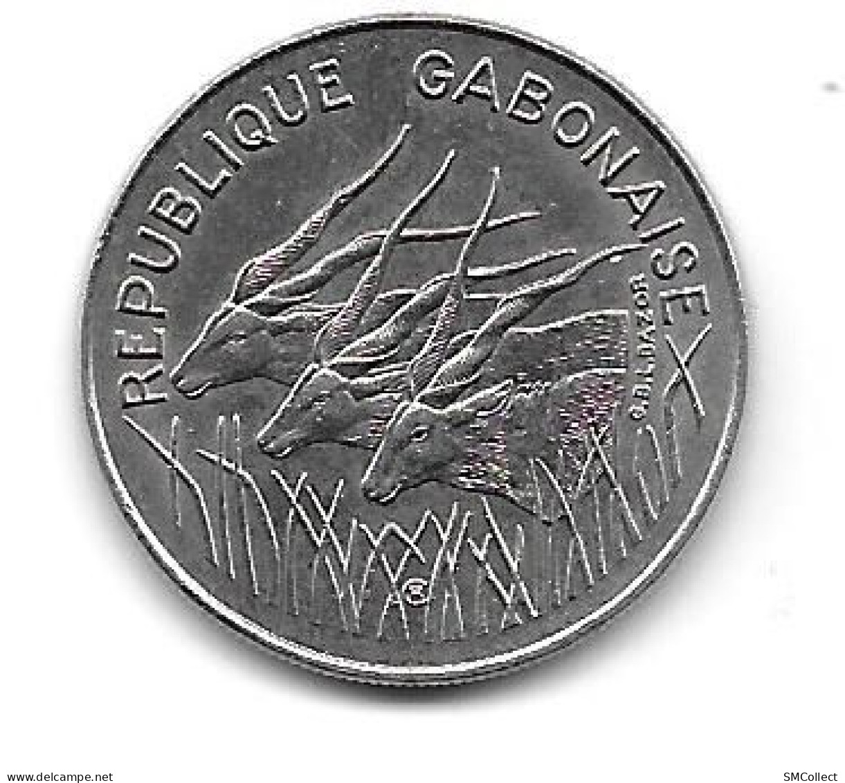 Gabon. 100 Francs 1977 (843) - Gabun