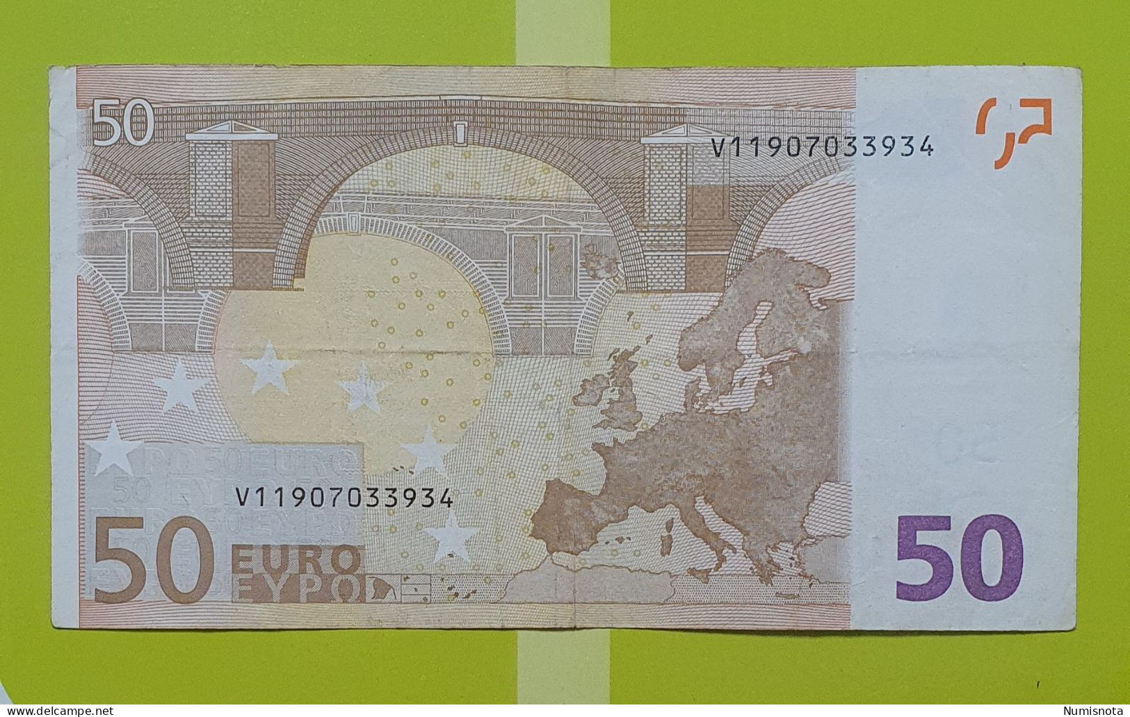 50 Euro 2002 M010 V Spain Duisenberg Circulated - 50 Euro