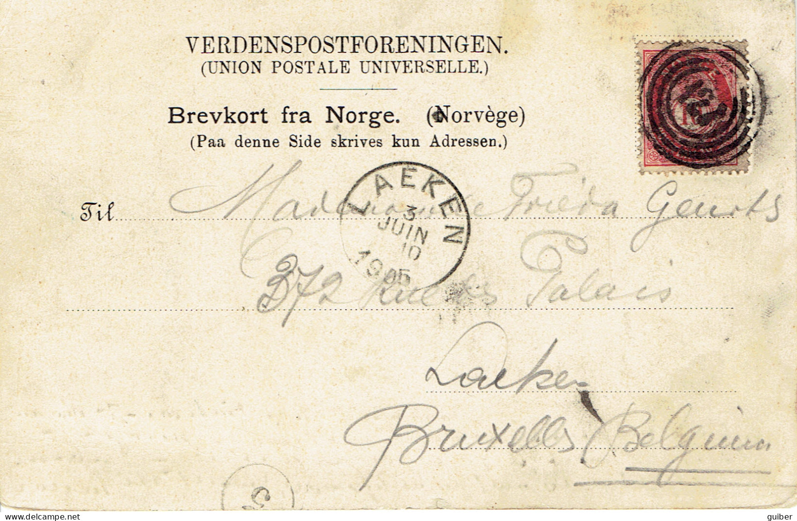 Norvege Attelage Kariol Stolkjaerre 1905 - Noorwegen