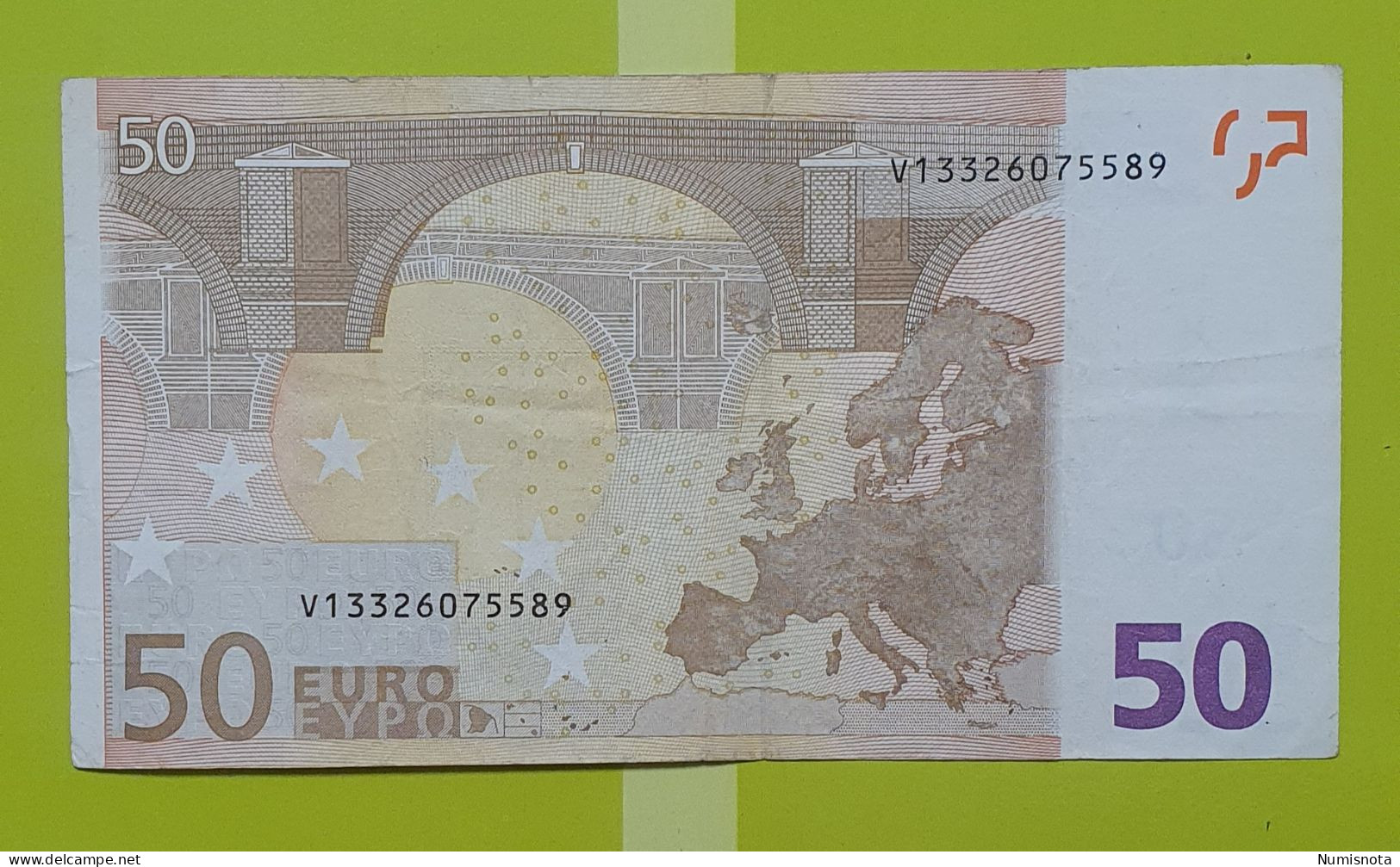 50 Euro 2002 M011 V Spain Duisenberg Circulated - 50 Euro