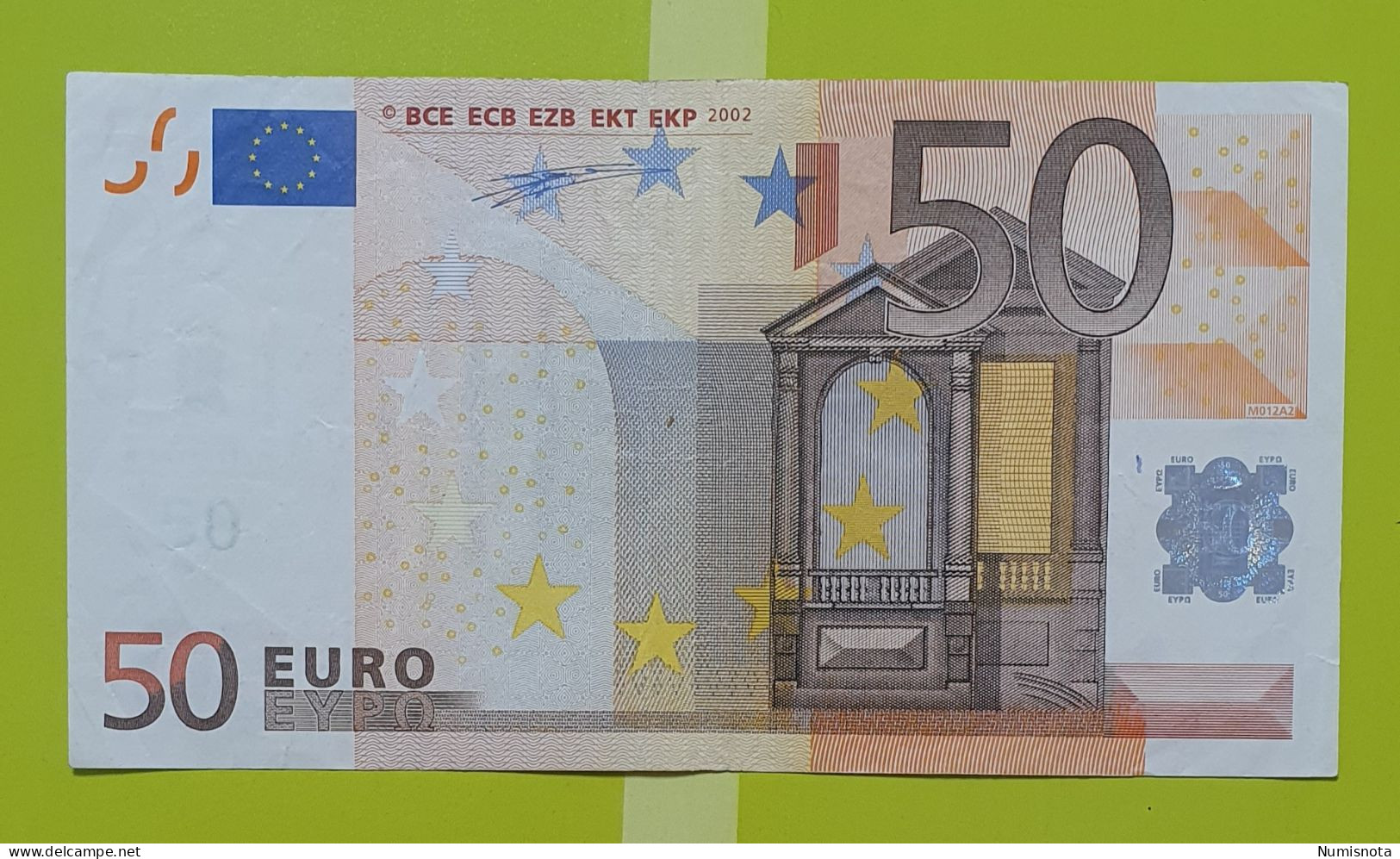 50 Euro 2002 M012 V Spain Duisenberg  Circulated - 50 Euro