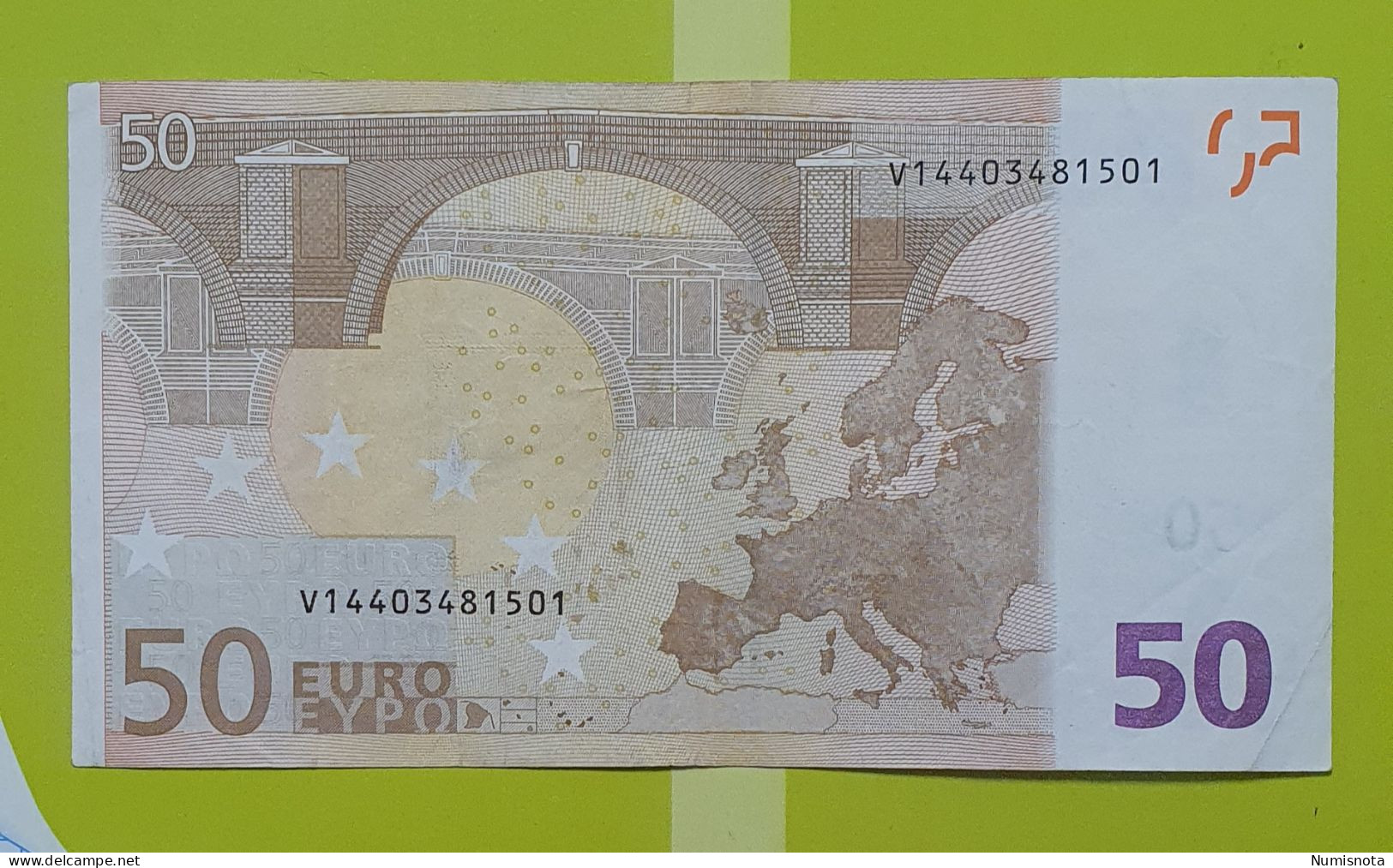 50 Euro 2002 M012 V Spain Duisenberg  Circulated - 50 Euro