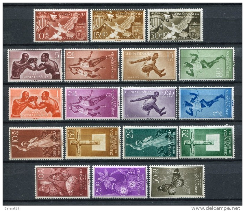 Guinea Española 1958. Completo ** MNH. - Guinea Española