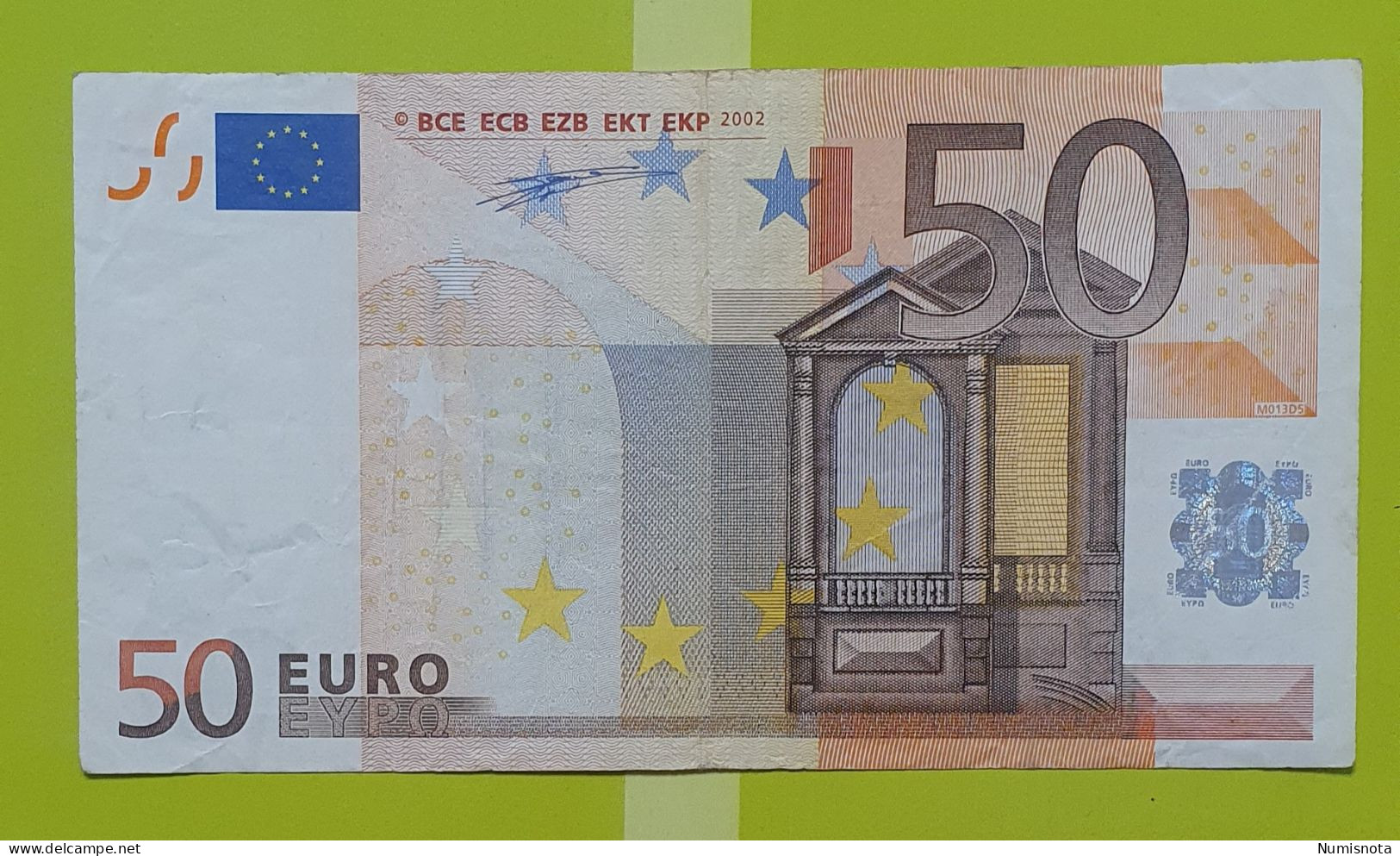 50 Euro 2002 M013 V Spain Duisenberg Circulated - 50 Euro