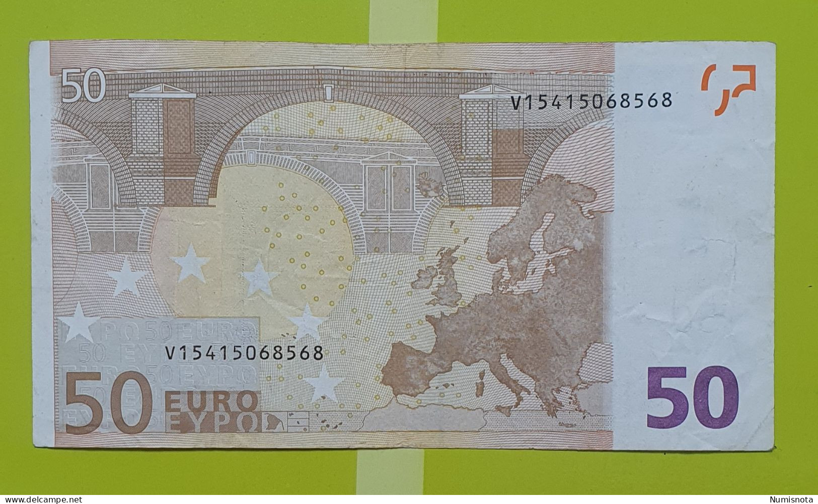 50 Euro 2002 M013 V Spain Duisenberg Circulated - 50 Euro