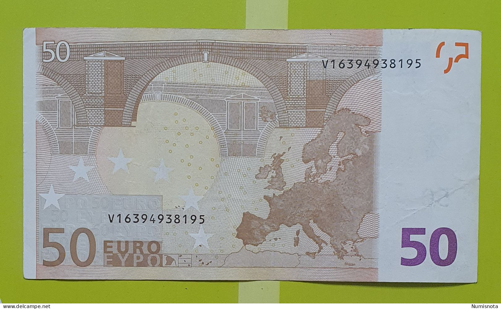 50 Euro 2002 M014 V Spain Duisenberg Circulated - 50 Euro