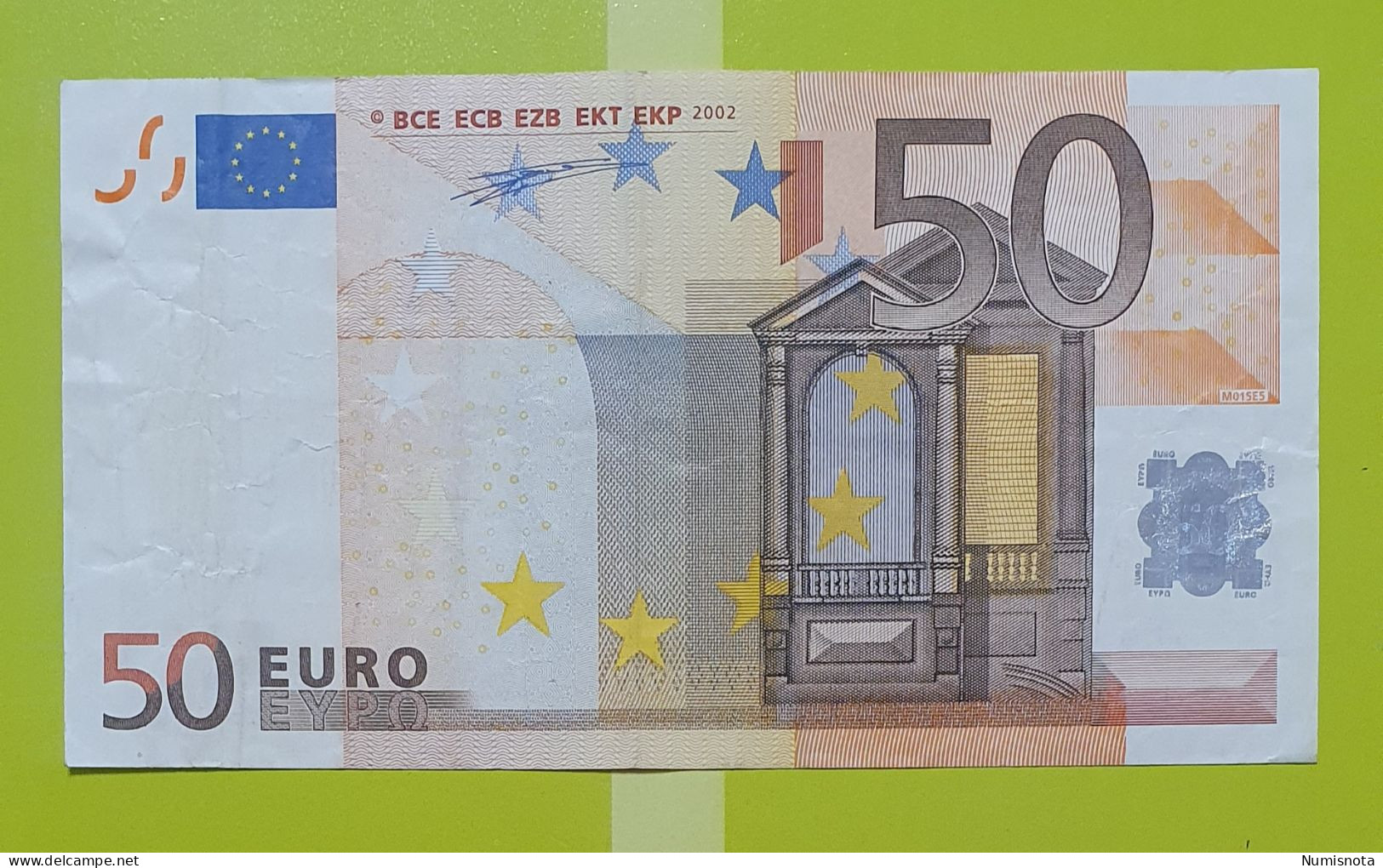50 Euro 2002 M015 V Spain Duisenberg Circulated - 50 Euro