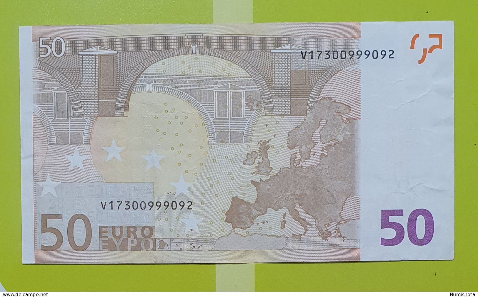 50 Euro 2002 M015 V Spain Duisenberg Circulated - 50 Euro